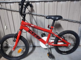 Bicicleta infantil DTB Speed 140 roja