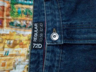 Jeans Uomo Regular Tg. 58 Blu