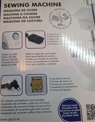 Mini máquina de coser Jocca