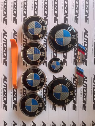 Pack emblemas BMW carbono para Serie 1 F20/F21