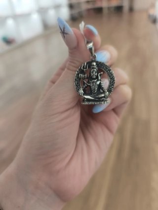 Colgante de Shiva Plata de ley