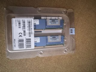 HP 2GB PC2-5300 2x1GB Kit Memoria RAM