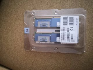 HP 2GB PC2-5300 2x1GB Kit Memoria RAM