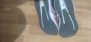 Zapatillas Adidas Running Rojas y Plateadas