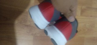 Zapatillas Adidas Running Rojas y Plateadas