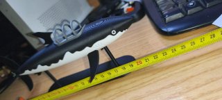Figura Tintin Submarino Tiburón  3D