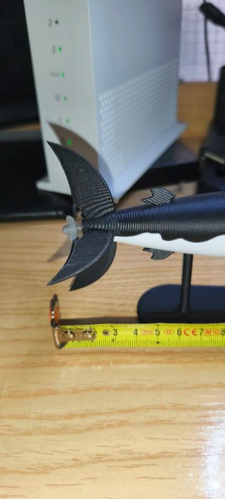 Figura Tintin Submarino Tiburón  3D