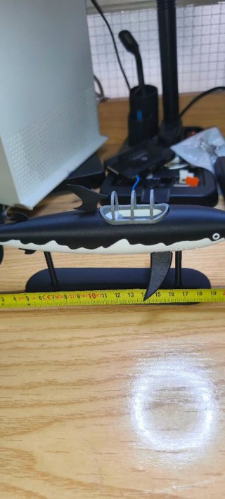 Figura Tintin Submarino Tiburón  3D