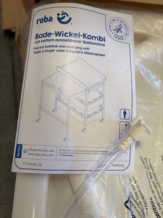 Cambiador Bañera Bebé 2 en 1