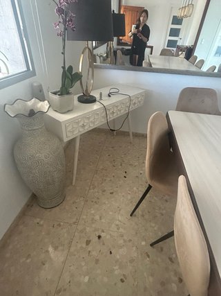 Mesa Comedor Marmol y Madera
