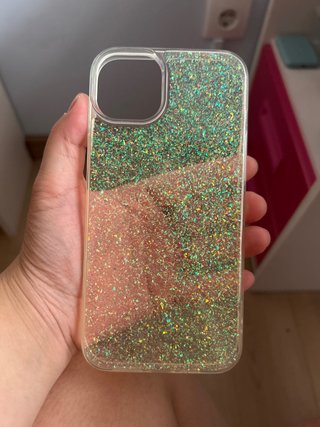 Funda iPhone 14 Plus con purpurina