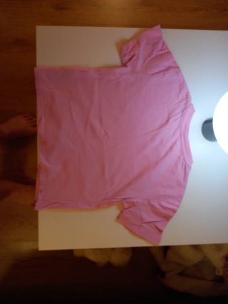 Camiseta rosa niña cherry on top