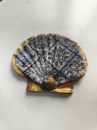 Magneti conchiglie naturali per decoupage