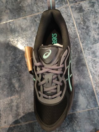 Zapatillas ASICS grises y turquesa