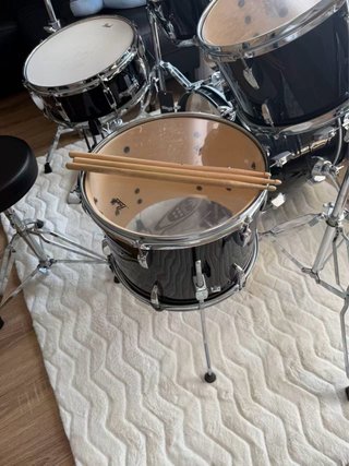Batería Acústica Pearl Negra