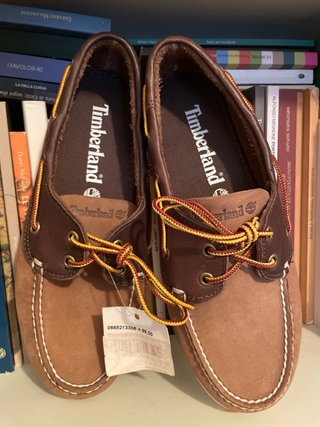 Timberland Scarpe Barca Pelle Scamosciata 38 y2k