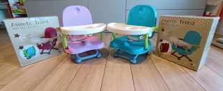 Trona infantil rosa y azul Modelo Picnic