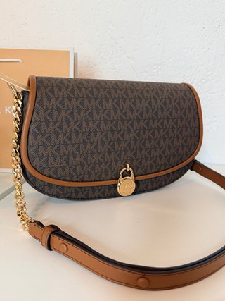 Bolso Michael Kors Marrón y Dorado