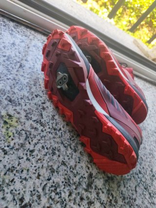 Zapatillas Rockrider MTB Rojas,talla 43