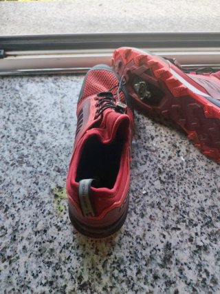 Zapatillas Rockrider MTB Rojas,talla 43