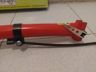 Barra remolque bicicleta tándem. Marca Trailgator.