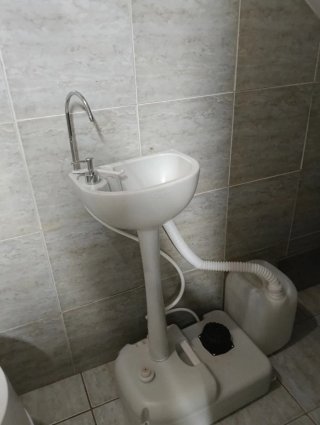 Lavabo portátil WC y lavamanos