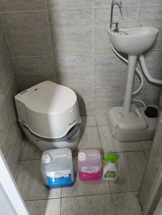 Lavabo portátil WC y lavamanos
