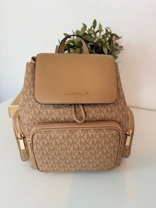 Mochila Michael Kors Beige/Marrón