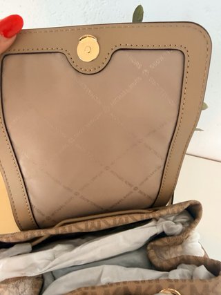 Mochila Michael Kors Beige/Marrón