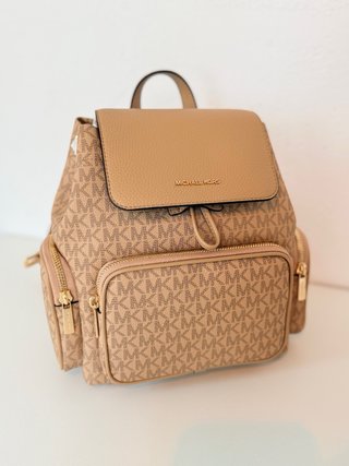 Mochila Michael Kors Beige/Marrón