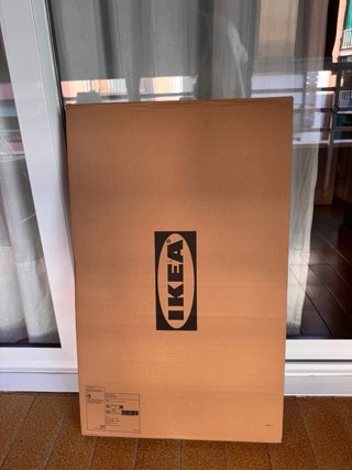 Mesa plegable IKEA NORBERG blanca 74x60 cm