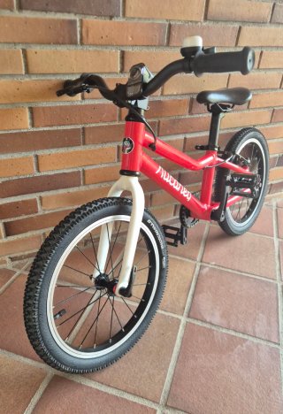 Bici infantil Lisaped  16" ultra ligera como Woom