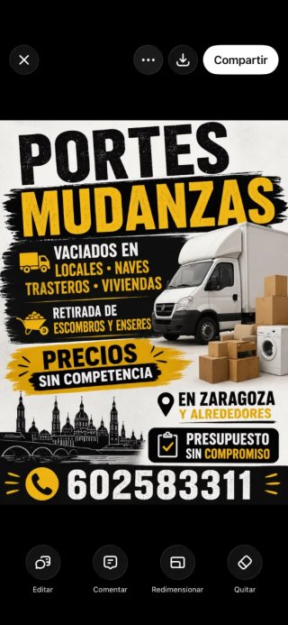 Mudanzas y portes