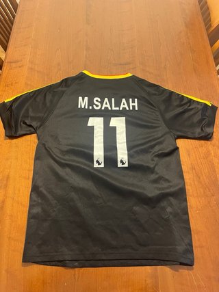 Camiseta Liverpool FC Salah Adidas Negra Amarilla