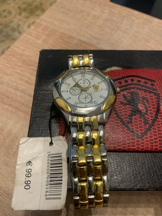 Pack Relojes Ferrari Hombre y Mujer Oro/Plata