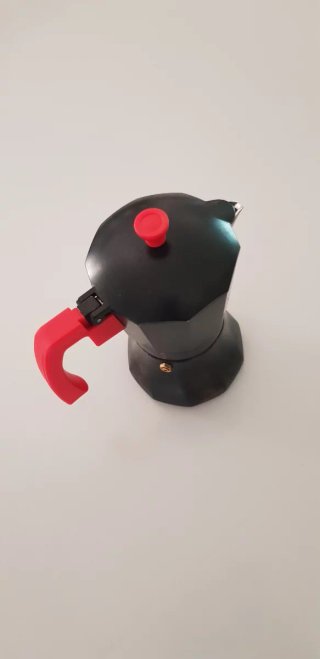 Cafetera Italiana Supreme Negra i vermella