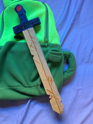 Cosplay Finn Adventure Time Mochila Espada
