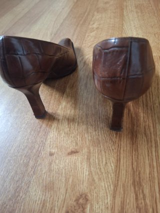 Zapatos Yanko Marrones Cocodrilo