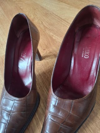 Zapatos Yanko Marrones Cocodrilo