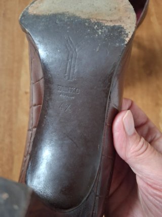 Zapatos Yanko Marrones Cocodrilo