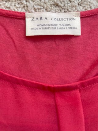Blusa Coral con Nudo Talla S