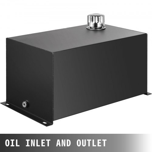 Tanque de Fluido Hidráulico 37.9 L Tanque de Combustible Tanque de Acero Hidráulico de Alta Resistencia, Tanques de Transferencia de Gasolina, Reservorio Hidráulico con Filtro de Estrangulación, T...