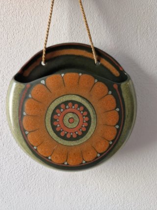Florero de pared cerámica