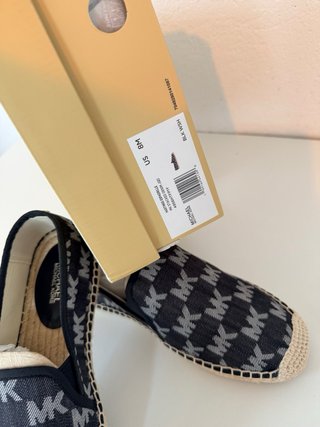 Alpargatas Michael Kors Negras y Grises