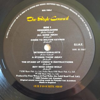 The Style Council - Our Favorite Shop