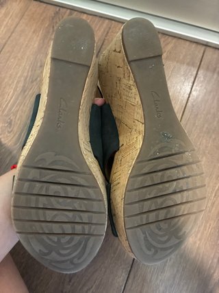 Cuñas Clarks Negras