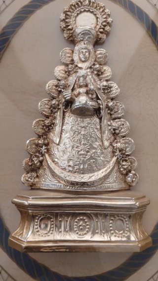 Cuadro Virgen del Rocío Marco Dorado