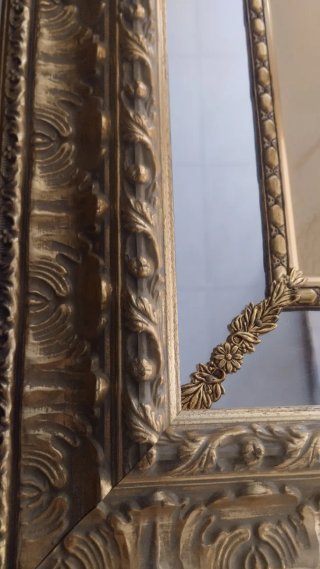 Cuadro Virgen del Rocío Marco Dorado