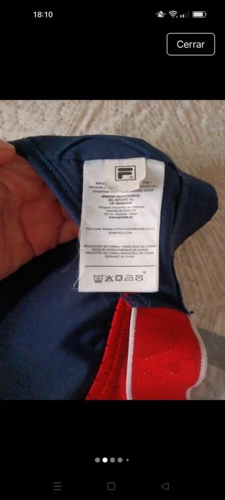 Camiseta deportiva Fila M sujetador interior