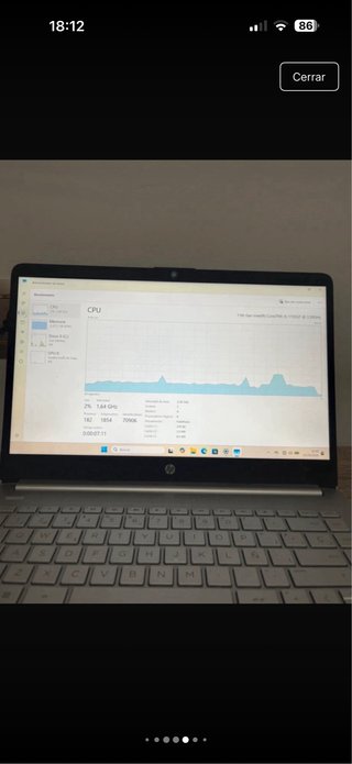 Portátil HP 14 i5 11ª Gen 8GB 512GB SSD